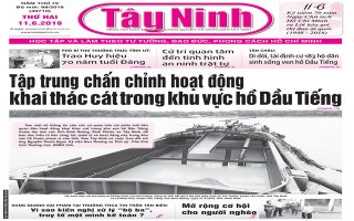 Điểm báo in Tây Ninh ngày 11.6.2018