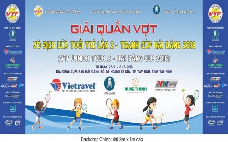 Khởi tranh Giải quần vợt vô địch lứa tuổi trẻ lần 2 – cúp Hải Đăng 2018