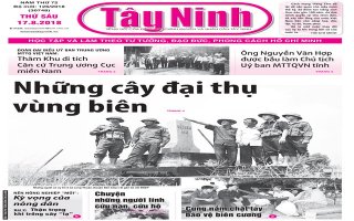 Điểm báo in Tây Ninh ngày 17.8.2018