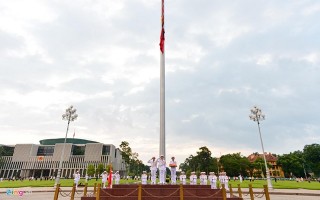 Tổng bí thư cùng các lãnh đạo viếng Chủ tịch nước Trần Đại Quang