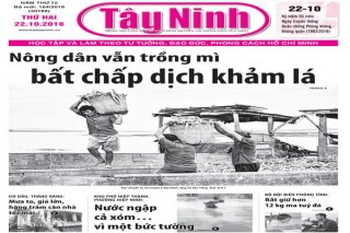 Điểm báo in Tây Ninh ngày 22.10.2018