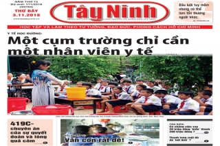 Điểm báo in Tây Ninh ngày 03.11.2018