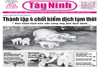 Điểm báo in Tây Ninh ngày 13.03.2019