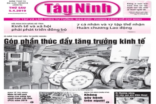 Điểm báo in Tây Ninh ngày 05.04.2019