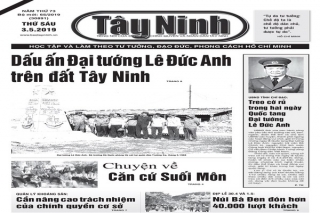 Điểm báo in Tây Ninh ngày 03.05.2019