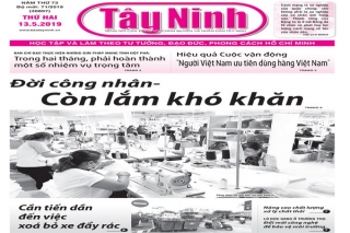 Điểm báo in Tây Ninh ngày 13.05.2019