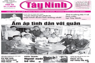 Điểm báo in Tây Ninh ngày 31.07.2019