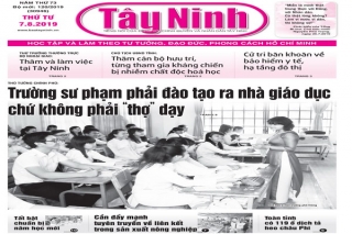 Điểm báo in Tây Ninh ngày 07.08.2019