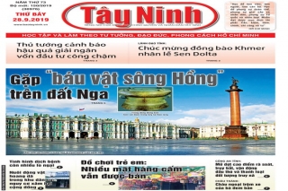 Điểm báo in Tây Ninh ngày 28.09.2019