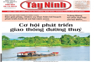 Điểm báo in Tây Ninh ngày 28.12.2019