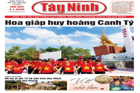 Điểm báo in Tây Ninh ngày 04.01.2020