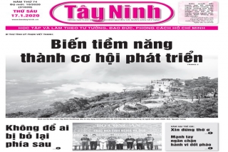 Điểm báo in Tây Ninh ngày 17.01.2020