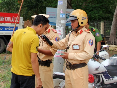 Hơn 500 trường hợp vi phạm quy định về nồng độ cồn