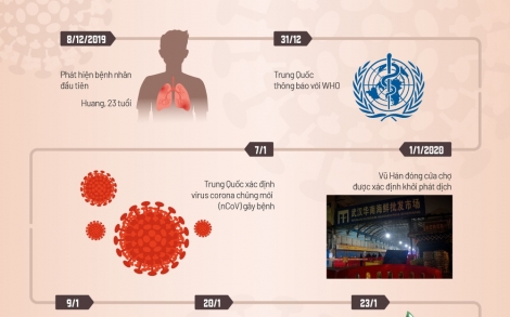 Hai tháng bùng phát virus corona