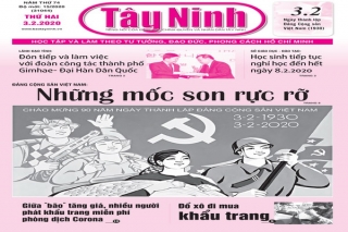 Điểm báo in Tây Ninh ngày 03.02.2020