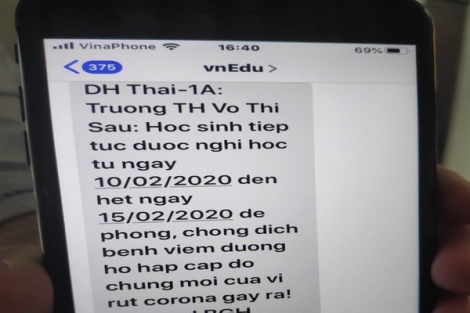 Tây Ninh cho học sinh nghỉ học thêm 1 tuần