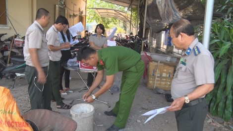 Tân Biên: Tiêu hủy tang vật, dụng cụ sử dụng ma túy và một số tang vật khác