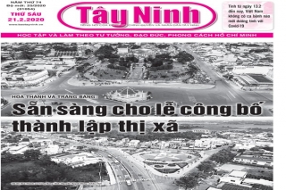 Điểm báo in Tây Ninh ngày 21.02.2020