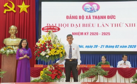 Xã Thạnh Đức: Đại hội đại biểu Đảng bộ lần thứ XIII, nhiệm kỳ 2020 – 2025