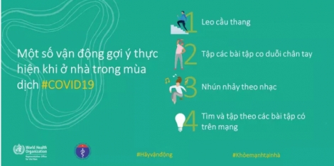 Bộ Y tế khuyến cáo về tăng cường thể lực, giữ sức khoẻ lúc cách ly xã hội chống Covid-19