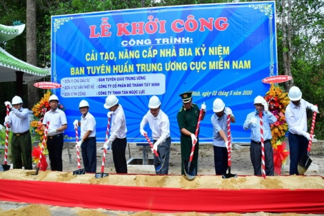 Nâng cấp, cải tạo Nhà bia kỷ niệm Ban Tuyên huấn Trung ương Cục miền Nam