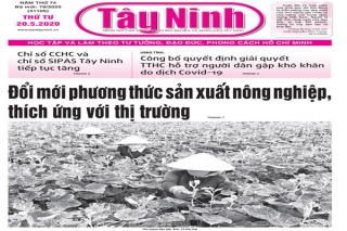 Điểm báo in Tây Ninh ngày 20.5.2020