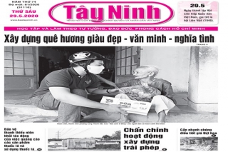 Điểm báo in Tây Ninh ngày 29.5.2020