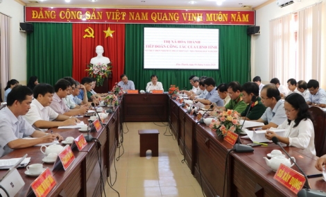 Chủ tịch UBND tỉnh làm việc tại thị xã Hoà Thành