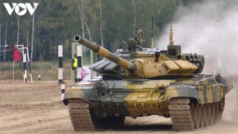 Đội tăng Việt Nam vào bán kết cuộc thi Tank Biathlon 2020