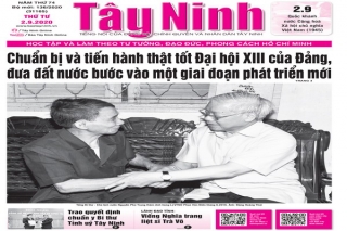 Điểm báo in Tây Ninh ngày 02.9.2020