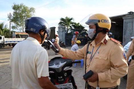 CSGT đã kiểm tra hơn 2.300 phương tiện trên địa bàn Dương Minh Châu