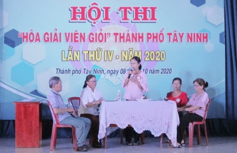 Hội thi “Hòa giải viên giỏi” Thành phố Tây Ninh lần thứ IV năm 2020