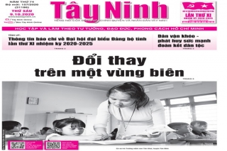 Điểm báo in Tây Ninh ngày 09.10.2020