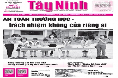 Điểm báo in Tây Ninh ngày 28.10.2020