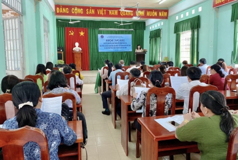 Châu Thành: Sơ kết công tác phát triển đối tượng tham gia BHYT và BHXH tự nguyện