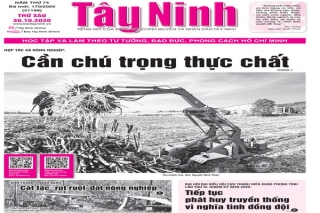 Điểm báo in Tây Ninh ngày 30.10.2020