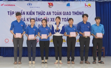 Bến Cầu tập huấn an toàn giao thông cho đoàn viên, hội viên, thanh niên