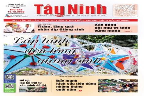 Điểm báo in Tây Ninh ngày 19.12.2020