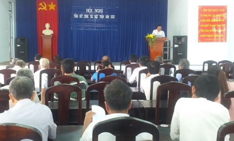 UB.MTTQ Việt Nam xã Phước Vinh: Tổng kết công tác mặt trận năm 2020