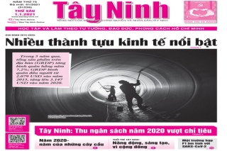 Điểm báo in Tây Ninh ngày 01.01.2021