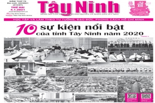 Điểm báo in Tây Ninh ngày 04.01.2021