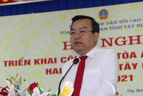 Triển khai công tác TAND hai cấp tỉnh năm 2021