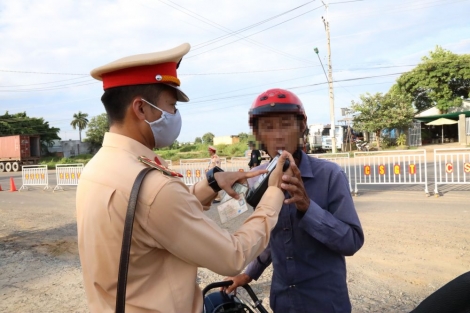 Hơn 1.200 trường hợp vi phạm giao thông trong 1 tuần