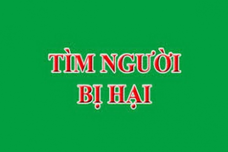 Thông báo truy tìm người bị hại