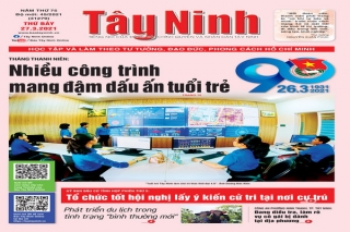 Điểm báo in Tây Ninh ngày 27.03.2021