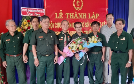 Thành lập Hội Cựu chiến binh HTX dịch vụ vệ sinh môi trường 22.12