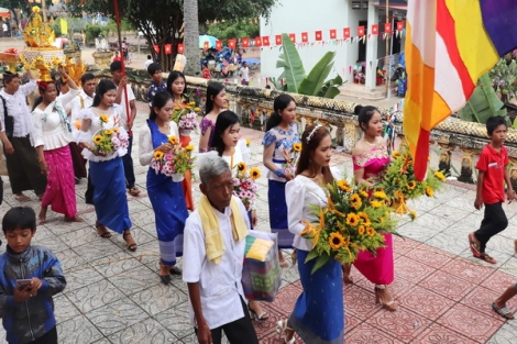 Rộn ràng tết Khmer