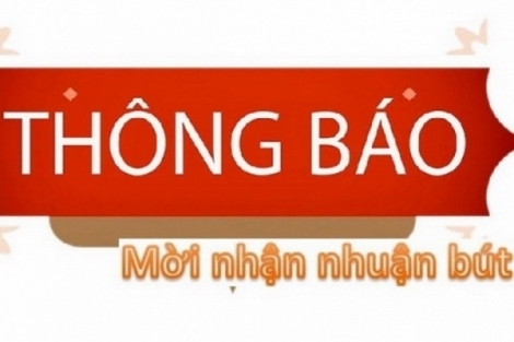 Mời các tác giả nhận nhuận bút