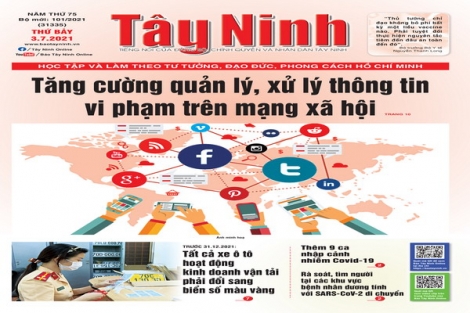 Điểm báo in Tây Ninh ngày 03.07.2021