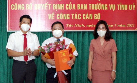 Ông Lê Thành Công giữ nhiệm vụ Phó Trưởng Ban Tuyên giáo Tỉnh ủy